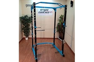 Grupo Contact Jaula Rack Sentadillas con Fondos Pecho Mod. OK9180 Uso FROFESIONAL