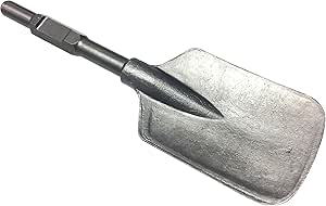 WERKON Profi SDS HEX Flachmeißel 35 x 410 mm Sechskant-Aufnahme 30 mm für Abbruchhammer Flach