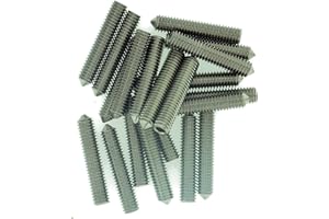 SINGULARITY SUPPLIES M5 (5mm x 20mm) Hex Socket Grub Screw (Cone Point) - Stainless Steel (A2) (Pack of 20)
