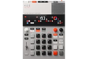 teenage engineering EP–133 K.O. II sampler, drum machine and sequencer with built-in microphone and effects