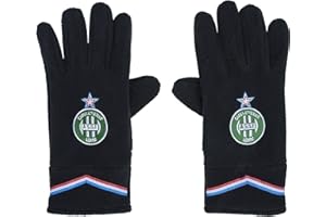 AS Saint Etienne Gants ASSE - Collection Officielle Taille Homme, Noir