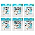 Flower & White Salted Caramel Meringue Bites - Award Winning - 6 x 75g | Low Calorie (19 Cals Per Bite), Vegetarian & Gluten Free, Natural Flavours | 100% Recyclable Packaging | No Additives