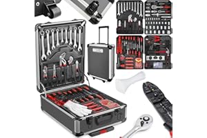 810 Pcs Tool Set Case Mechanics Kit Box Organize Castors Toolbox Trolley + Free Glove Amazing Tour