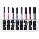 Bosch Profesional Control Pick and Click Screwdriver Bit Set of 8 Impact Drill Attachment 50mm