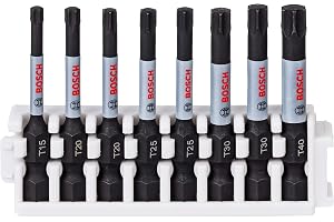 Accessories Bosch Professional 8 st. Impact Control skruvbitssats (Pick and Click, tillbehör slagskruv)