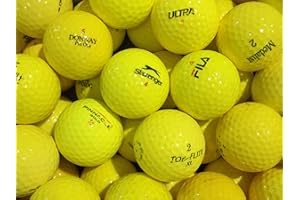 AD333 YELLOW AD333 Jaune 24 Balles de golf Srixon – Pearl/Grade A Balles (utilisés)