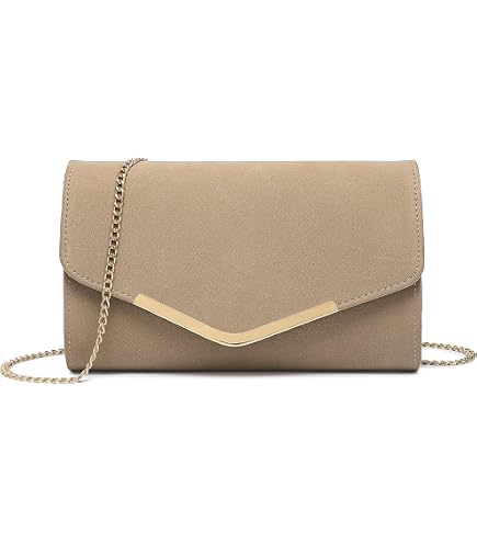 Pochette De Soirée élégante En Cuir PU - Avec Ornements Métalliques, Bandoulière - Pour Mariage, Occasions Spéciales