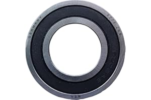 NEX SOLUTIONS GROUP NEX 6206 2rs 1ud Rodamiento de Bolas 30x62x16mm Doble Junta de Goma y Acero Cromado, 6206-2rs Rodamiento de Bolas Sellado