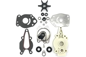 KUNOANZ 46-42089A5 Outboard Water Pump Impeller Repair Kit For Mercury Mariner Force 6 8 9.9 10 XR10 13.5 15 HP Marathon Magnum Sea Pro 2/4 Stroke 46-42089A4,42089A3 6HP 8HP 9.9HP 10HP 13.5HP 15HP