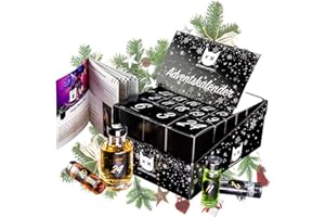 ‎BÖSER KATER Böser Kater Gin Adventskalender | Die perfekte Geschenkidee | Weihnachtskalender für Katzen- und Gin-Liebhaber | Limitierte Auflage | 24 spannende Türchen mit Gin-Sorten, Zubehör & Rezepte
