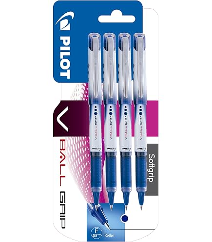 Pilot Vball Bolígrafos Roller Pilot VB7 - Pack De 3 Unidades Color Azul Escritura Suave Y Nítida - 6