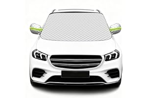 DUBUOZA Pare Soleil Voiture Pare Brise Avant, Couverture Pare Brise Voiture, Pare-Soleil Universel Résistant Aux UV, Isolant Thermique et Anti-Neige, Adapté Aux Berlines, Véhicules Utilitaires, Camions et SUV