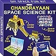 Kit4Curious® Space Science Moon Mission Kit - Science & Fun Innovation Gift Toy for 60 Projects
