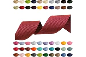 CARTONARE Sangle de 2 m, 5 m, 10 m, 50 m, 50 couleurs, largeur 10 mm, 15 mm, 20 mm, 25 mm, 30 mm, 40 mm, 50 mm, sangle de sac en polypropylène idéale pour les projets de bricolage, l'artisanat et l'extérieur