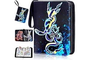 SABAN Rangement Classeu Carte, Album Carte, Rangement Carte 65 Pages Livre Carte avec 520 Pochette, Collectionner Cahier Rang Livre Carte Albumm Carte Classeur…