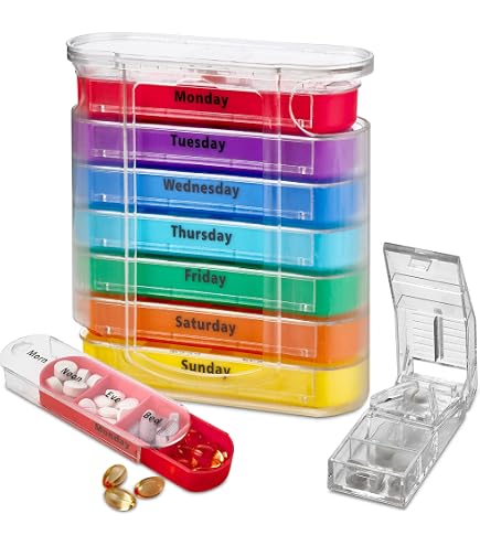 Conservazione Settimanale Delle Pillole Per Medicinali 7 Giorni Scatola Per Smistamento Di Compresse Contenitore Per Contenitori Scatola Per Pillole A Griglia A 28 Colori Scatola Per Pillole Creativ 85233590