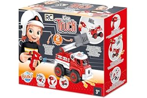 BUKI FRANCE Buki - 9022 - Camion de pompier rc, Multicolore.