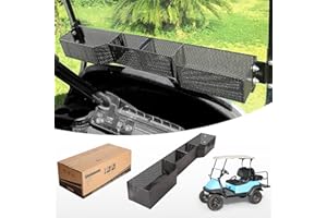 ‎10L0L 10L0L Innenaufbewahrungskorb für Golfwagen, vorne für Club-Auto Precedent und Club Car DS ab 2000, große Fächer, Armaturenbrett, Frontablage, Organizer