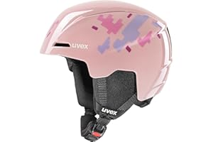 uvex viti, Casque de Ski, Enfant Unisexe, Pink Puzzle, 51-55 cm