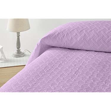 ROOM99 Feel Elegante sprei in poederroze, 240 x 260 cm, veelzijdige