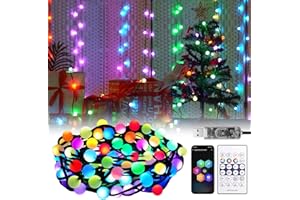 REYLAX Guirlande Lumineuse à Alimentée USB, APP & Télécommandes, 20 M 132 LED RGB Guirlande Lumineuse de Noël, Étanche IP65, pour Intérieure et Extérieure, Chambre et Décoration du Sapin de Noël