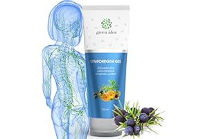 Green idea - Gel Lymforegen - Stimule le système lymphatique avec 15 herbes et huiles essentielles - régénération efficace - favorise le drainage lymphatique - Formule active d'herbes (200)