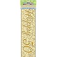 50th Gold Anniversary Prism Banner (3.6 Meter) 1 Piece - Elegant Design for Memorable Milestone Celebrations