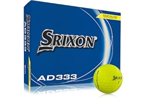 Srixon AD333 11 - Balles de Golf de Distance - Faible Compression - pour la cohérence et Le contrôle - Ligne d’alignement - Accessoires de Golf Haut de Gamme et Cadeaux de Golf