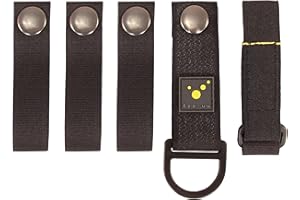 tee-uu Belt Keeper Set (5 teilig) Black, RED oder Quick Rettungsdienst-Koppel