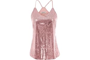 GRACE KARIN Débardeur Femme Grande Taille Col V Camisole Haut Femme Chic Chemise sans Manche Blouse Tops Tee-Shirt CL915