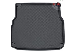 M MOTOS Tappeti in PE per bagagliaio adatto per Mercedes C Classe (W205) 2014-2021 Migliorate il vostro comfort di viaggio con il resistente tappetino per auto - tappetino per bagagliaio per tutte le