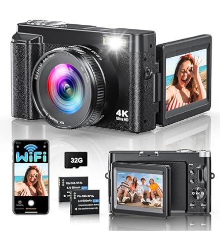 4K Kamera 64MP Doppellinse 18x Zoom Anfänger 4K Digitalkamera Mit 64MP & 18x Zoom - Kompaktkamera Für Anfänger Mit 64GB Karte Kompakte Reisekamera - Foto 13