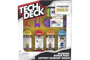 Tech Deck - Sk8shop Bonus Pack (styles vary), Sk8shop Fingerboard Bonus Pack, Collectible and Customizable Mini Skateboards (Styles May Vary)