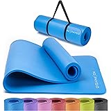 KG PHYSIO Yogamatte Rutschfest & Gepolstert - Weiche Yoga Matte mit Tragegurt, Hautfreundliche Fitnessmatte, Sportmatte Dicke