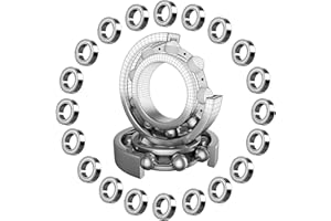 ITSOGOO 20 Piezas MR52ZZ Rodamientos de Bolas en Miniatura,2x5x2.5mm,Rodamientos de Ranura Profunda de Doble Blindaje, para Bricolaje, Tornos, Motores, Impresoras 3D, Electrodomésticos