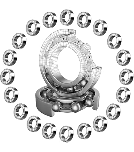 20 Stück MR84ZZ Kugellager 4x8x3mm - Doppelt Geschirmt Für Skateboard & Motoren