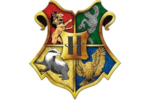 SOLO SIGNS UK Autocollant mural en vinyle imprimé Bouclier de Poudlard – Harry Potter (Petit format A4)