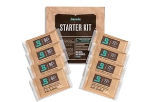 Zestaw startowy Humidor (duży) – dopraw do swojego drewnianego pojemnika plus utrzymuj wilgotność dzięki 2-kierunkowej kontroli wilgotności Boveda