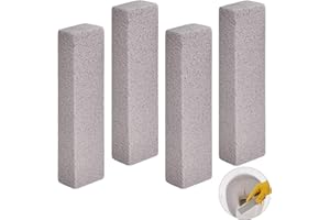 TOLENRE Pierre de Nettoyage pour Toilettes 4 Pièces Pierre Ponce Brosses de Nettoyage Solides Toilettes Propres à la Pierre Ponce pour cuisine four Nettoyant Carrelage Gril Cuisine Douche Salle de Bain évier