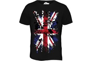 Candymix - Great Britain Union Jack Abstract Flag Print - Mens T Shirt Top T-Shirt