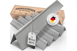 flammtal [Oryginalny produkt – szyny zapachowe FLAVE [5 sztuk] – do Weber Spirit 310/320/330 – wysokiej jakości pręty smakowe do Weber Spirit 320 od roku produkcji 2013 – stal nierdzewna – idealna