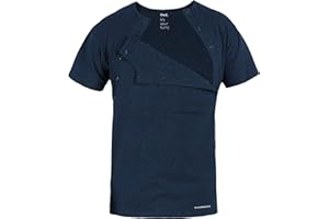 FUN2BEMUM Känguru T-Shirt Baby für Herren Haut-zu-Haut Kontakt Kleidung