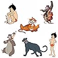 Pretty UR Party The Jungle Book Theme Paper Cutouts for Birthday Parties, Jungle Book Party Supplies décor, Mowgli Birthday Party Decoration Cut-Outs (10 pcs)