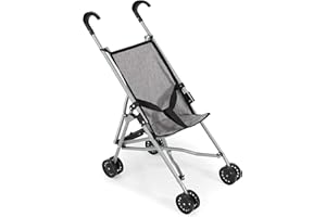 BAYER CHIC 2000 Poussette de poupée Funny, Mini Buggy, Gris mélangé