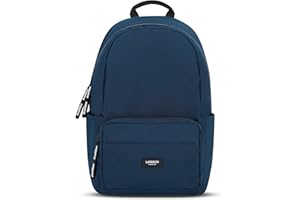 LARKSON Plecak szkolny dla dziewcząt i chłopców, dla nastolatków – nr 3 – plecak damski i męski do szkoły – kieszeń na laptopa o przekątnej ekranu 16" – z recyklingu PET – odporny na działanie wody