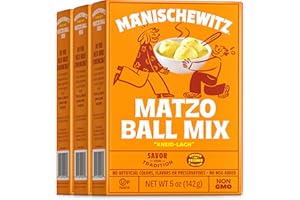 Manischewitz Matzo Ball Mix, 142g boxes (Pack of 3) | Easy-to-Prep, Fluffy & Perfect for Soups, Kosher for Passover