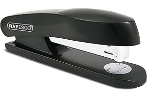 Rapesco R80260B1 Cucitrice da Tavolo Skippa, Cuce fino a 20 Fogli, Nero