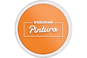‎KRYOLAN Kryolan Pintura Water Color Schminke 25ml, Farbe: Satsuma, Waschbar, Vegan, ohne Parfüm, ohne Parabene, Glutenfrei - ideal für Kinder, Party, Karneval, Fasching & Halloween