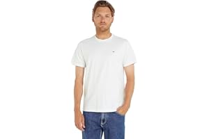 Tommy Jeans Camiseta de Manga Corta para Hombre TJM Classic Cuello Redondo