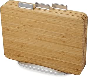 Joseph Joseph 60141 Index Bamboo 3-Piece Chopping Board Set, Large- Wood , 35 x 9.5 x 29.5 cm
